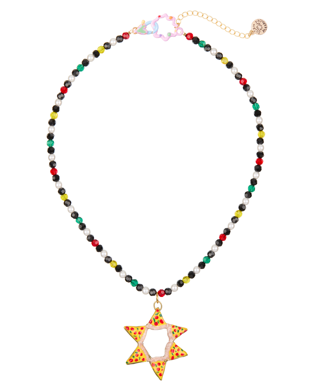 Pizza Star Necklace