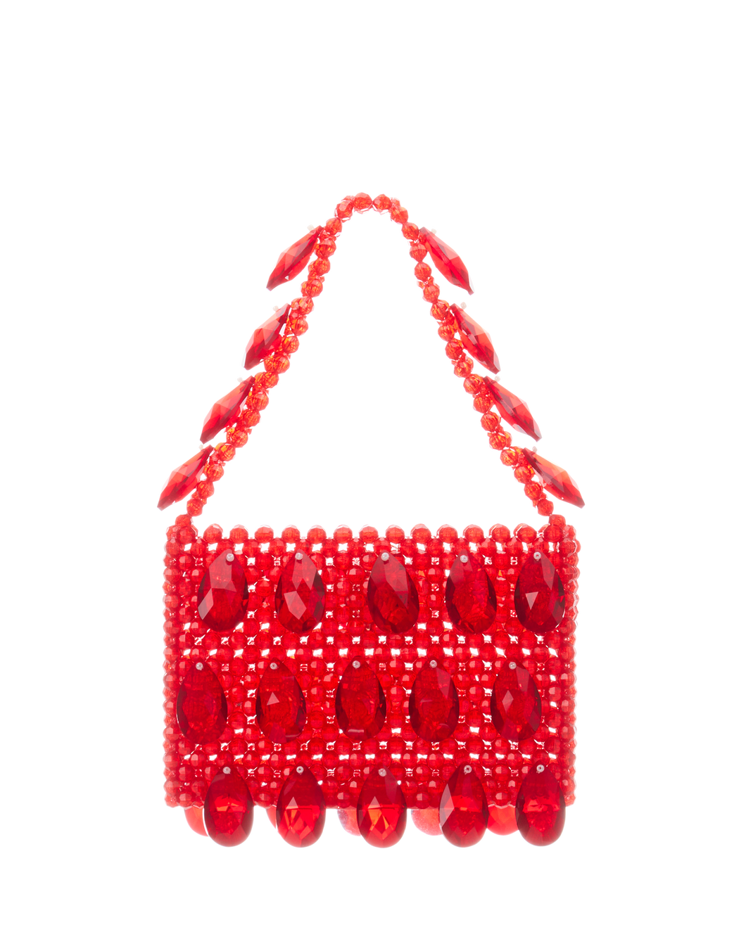 Red Beaded Bag