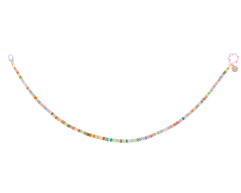 Tiny Joys Necklace on Chantilly Opal Chain