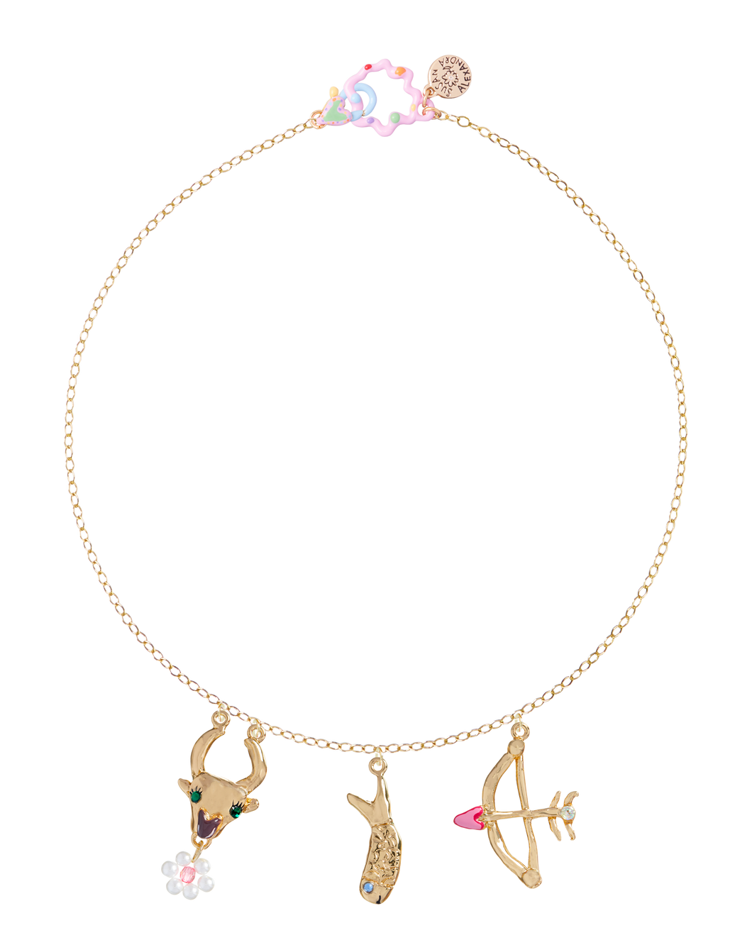 *Zodiac* Sun, Moon & Rising Necklace