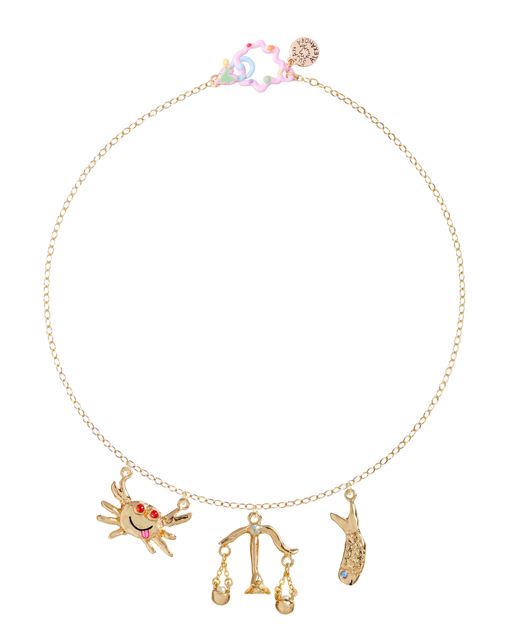 *Zodiac* Sun, Moon & Rising Necklace
