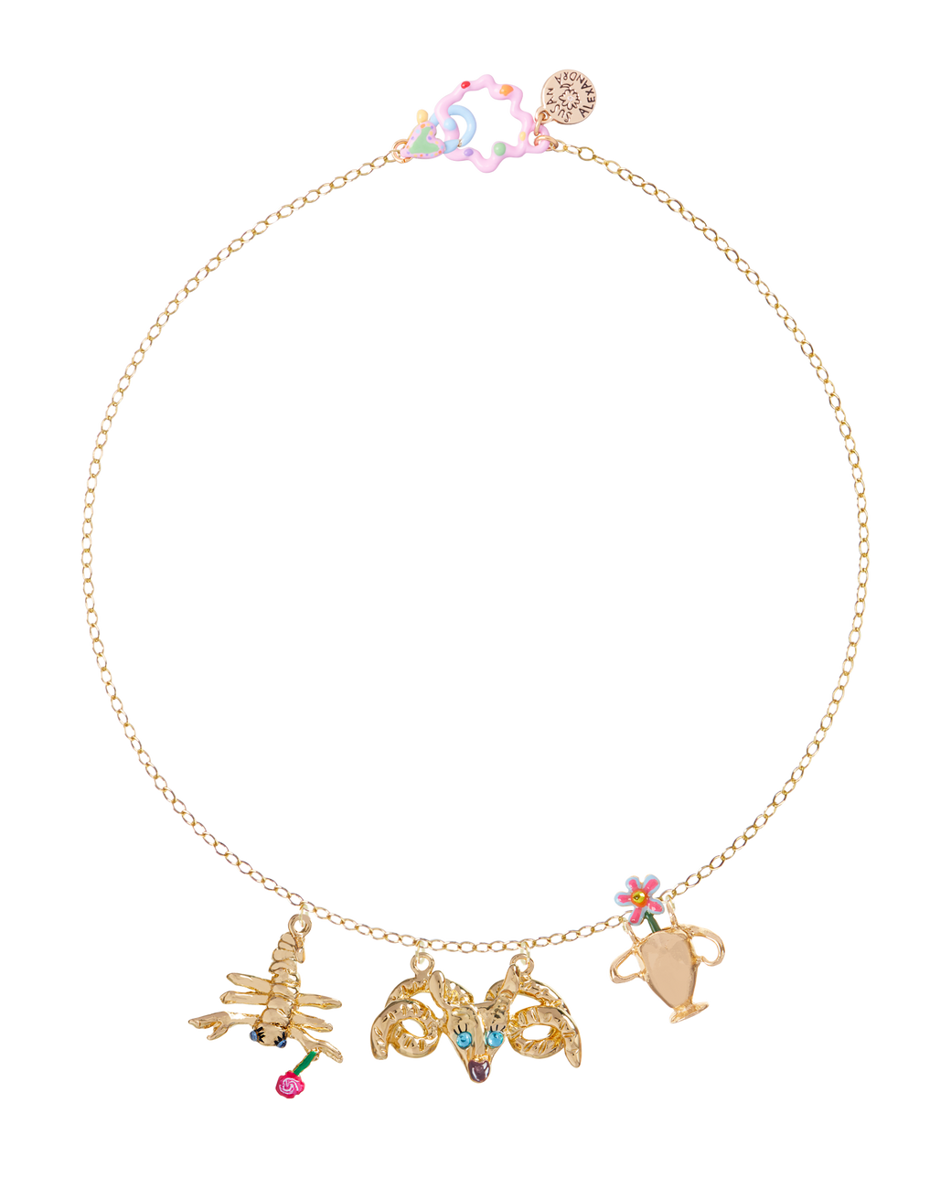 *Zodiac* Sun, Moon & Rising Necklace