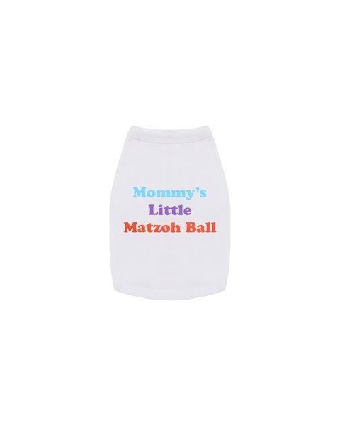 Mommy's Little Matzoh Ball Tee - Dog – Susan Alexandra