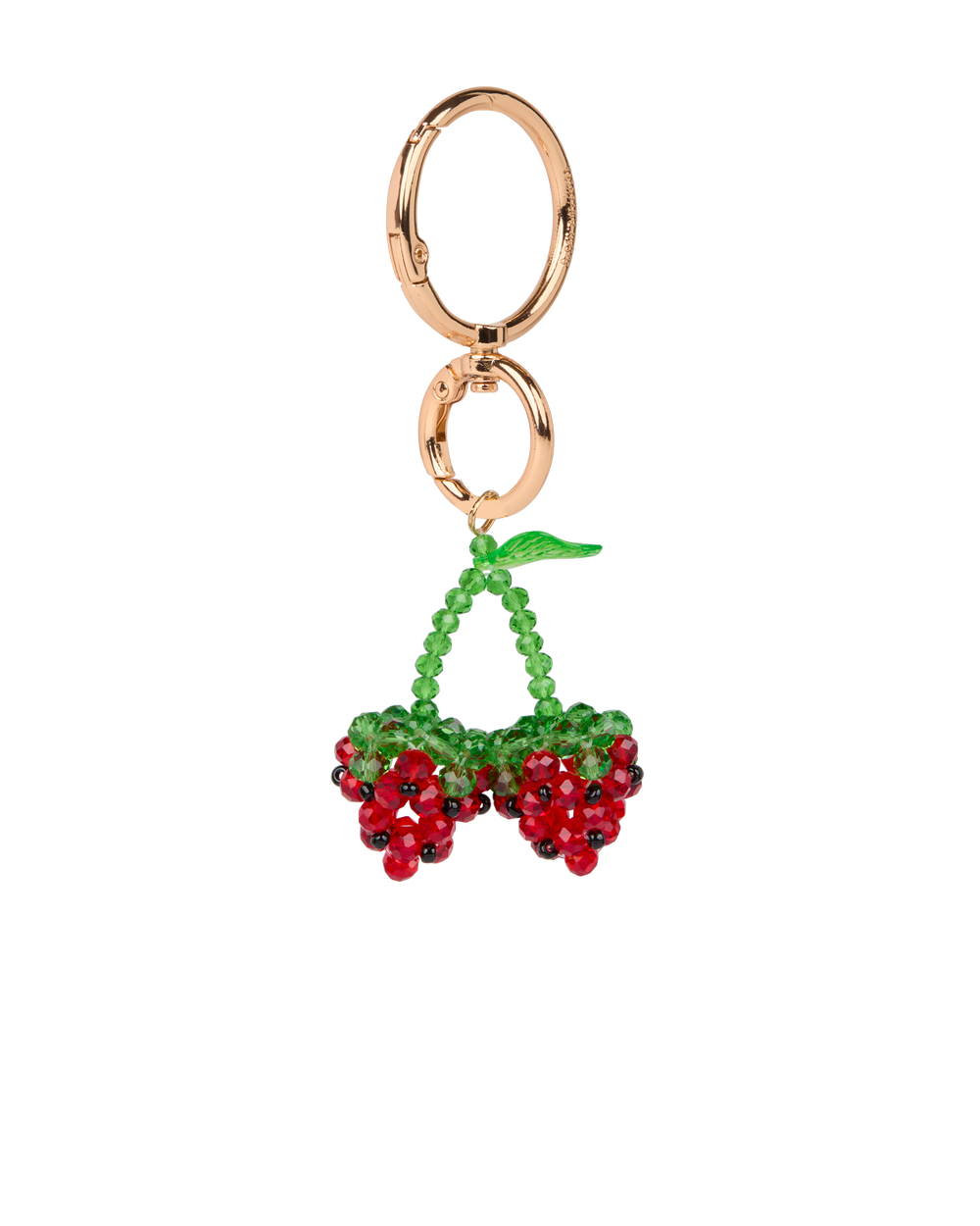 Twin Strawberries Bag Charm