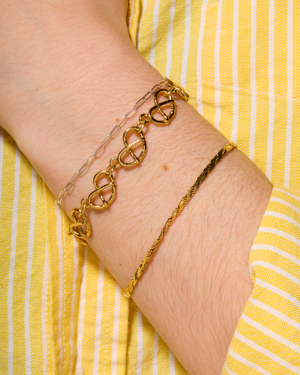 Pretzel Chain Bracelet