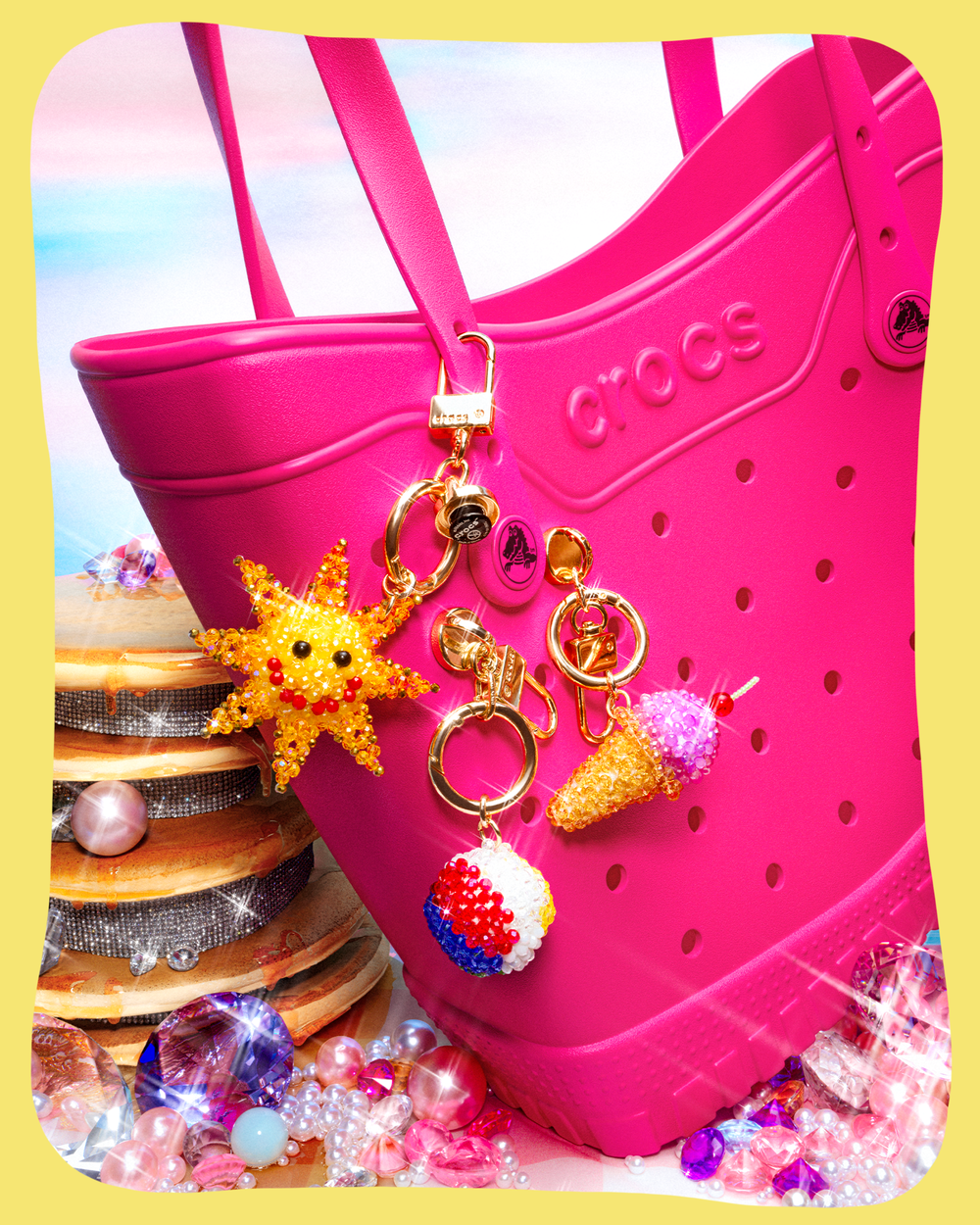 Crocs™ x SA Beach Day Bag Charm Jibbitz™ 3 Pack