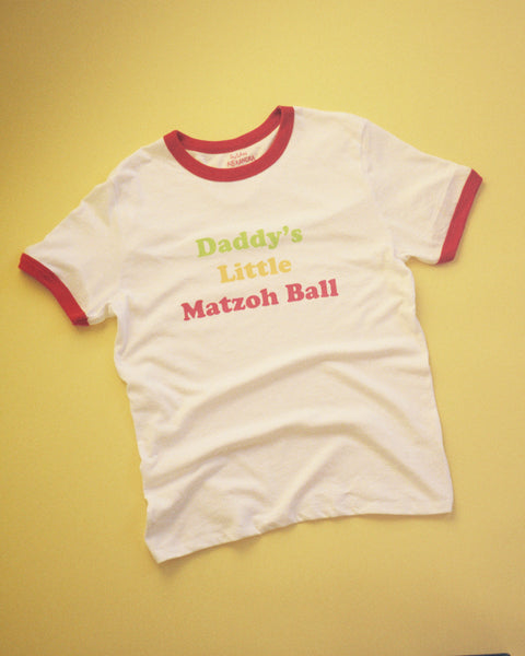 Daddy's Little Matzoh Ball Tee - Adult