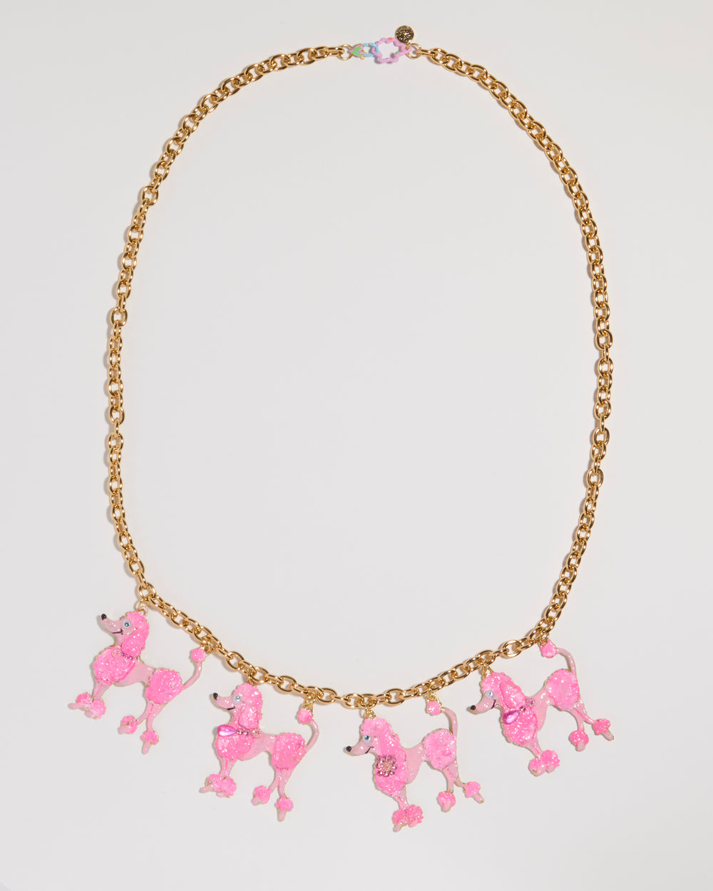 Fashion Week Pink Poodle Chunky Chain Belt Susan Alexandra