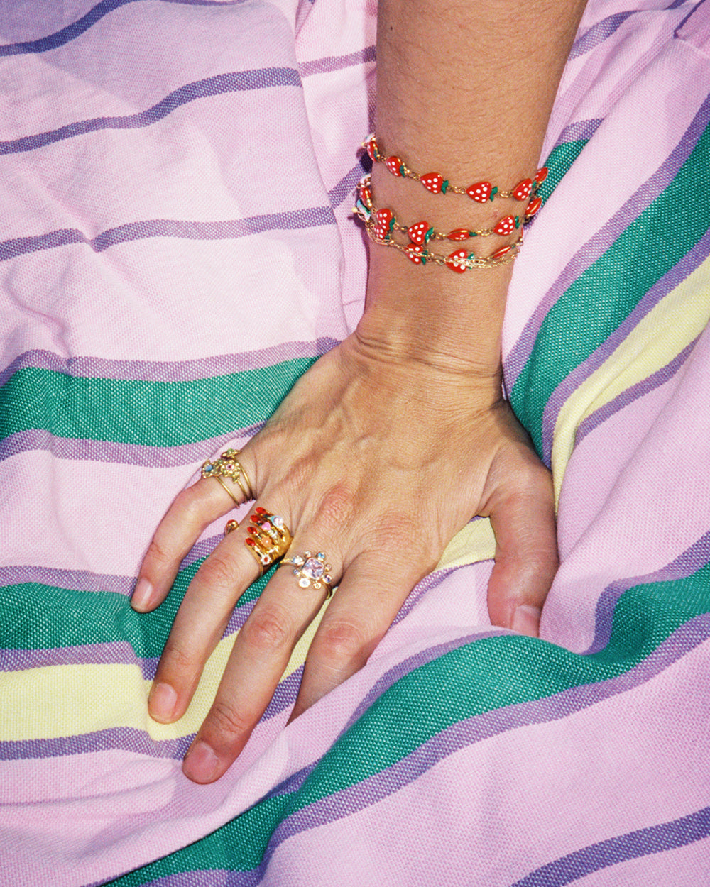 Strawberry Moon Bracelet