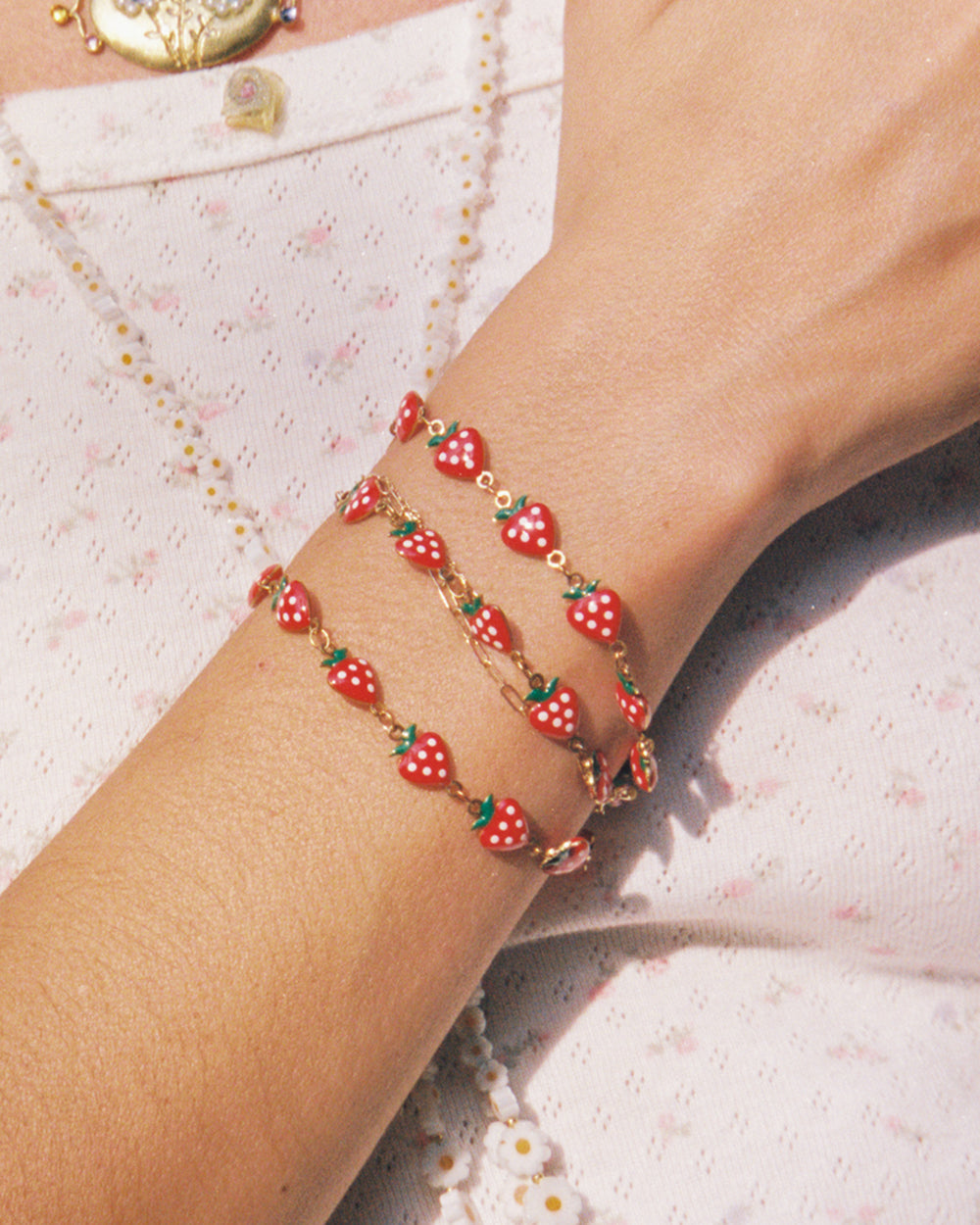 Strawberry Moon Bracelet