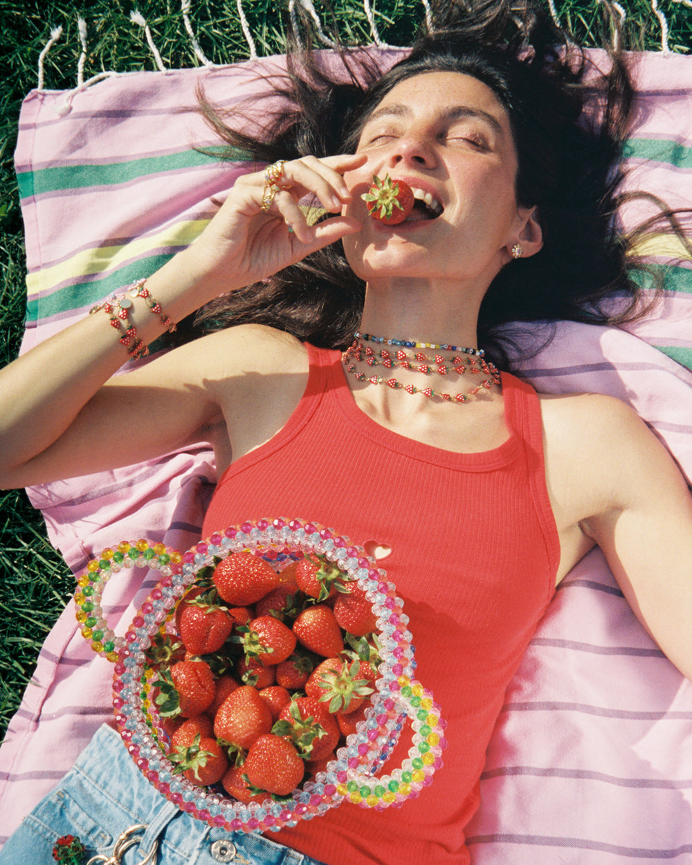Strawberry Moon Bracelet