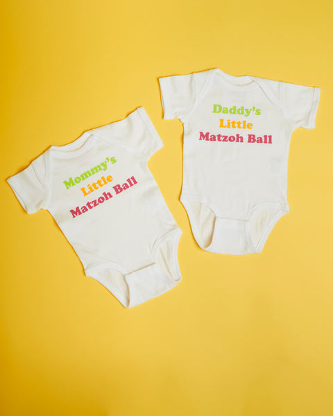 Mommy / Daddy's Little Matzoh Ball Tee - Baby