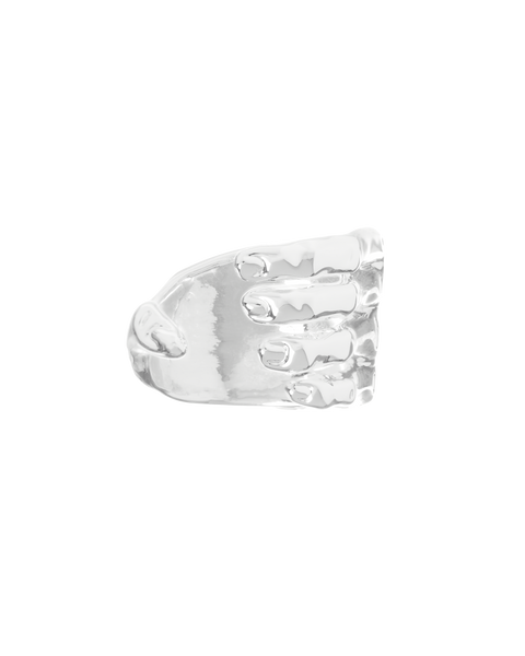Silver Baby Hold On Ring