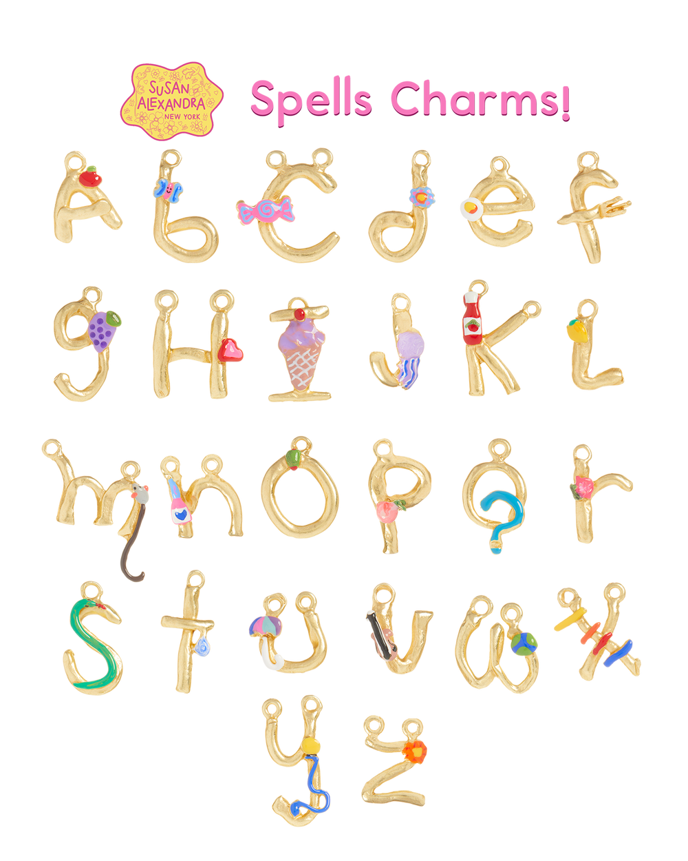 Bronze Initial Necklace