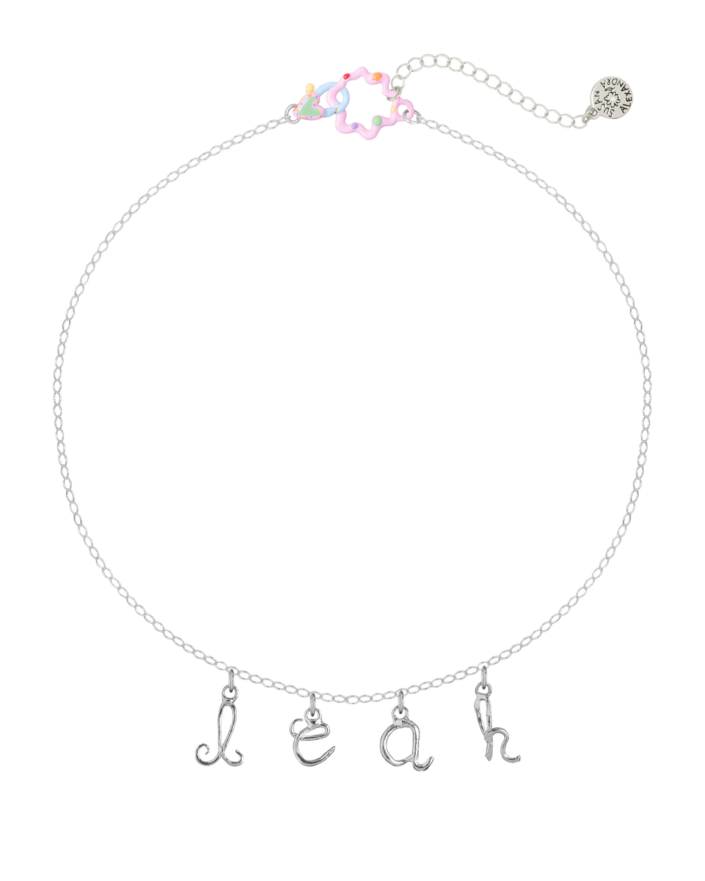 *Make Your Own* Slim Curtsy Letters Necklace