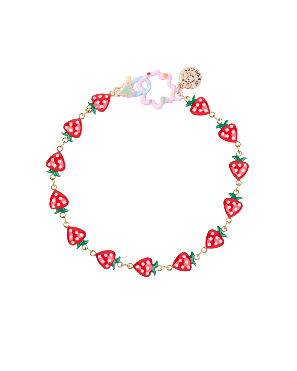 Strawberry Moon Anklet