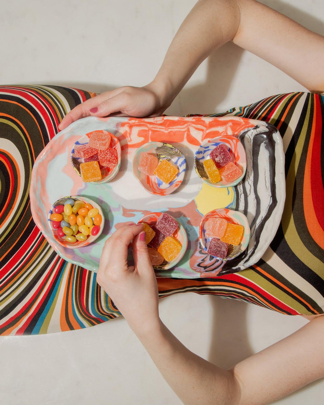 Swirly Seder Plate