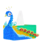 Peacock Tissue Box