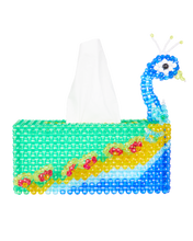 Load image into Gallery viewer, Peacock Tissue Box