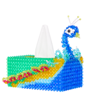 Load image into Gallery viewer, Peacock Tissue Box