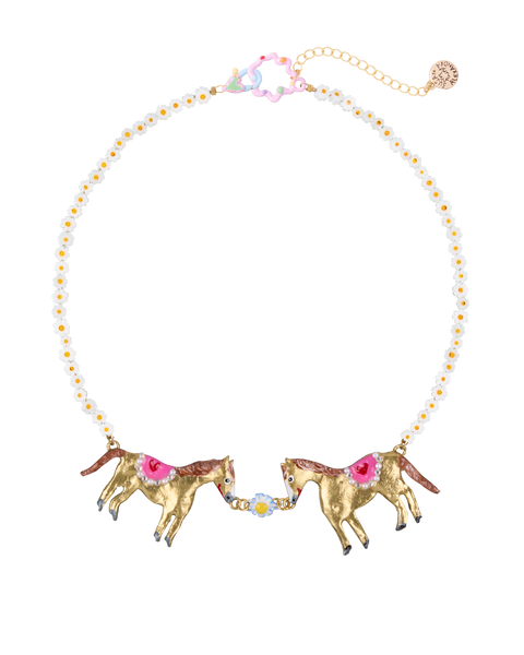 Kissing Horses Necklace – Susan Alexandra