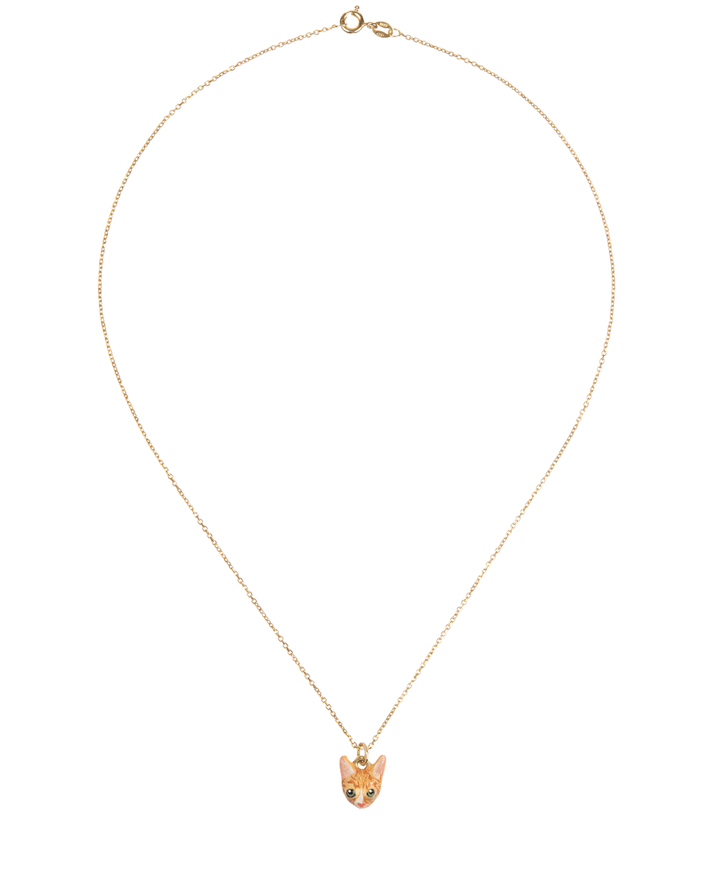*CUSTOM* Pet Portrait Necklace in 14k Gold