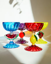 Load image into Gallery viewer, Queen of Fruit Coupe Glasses