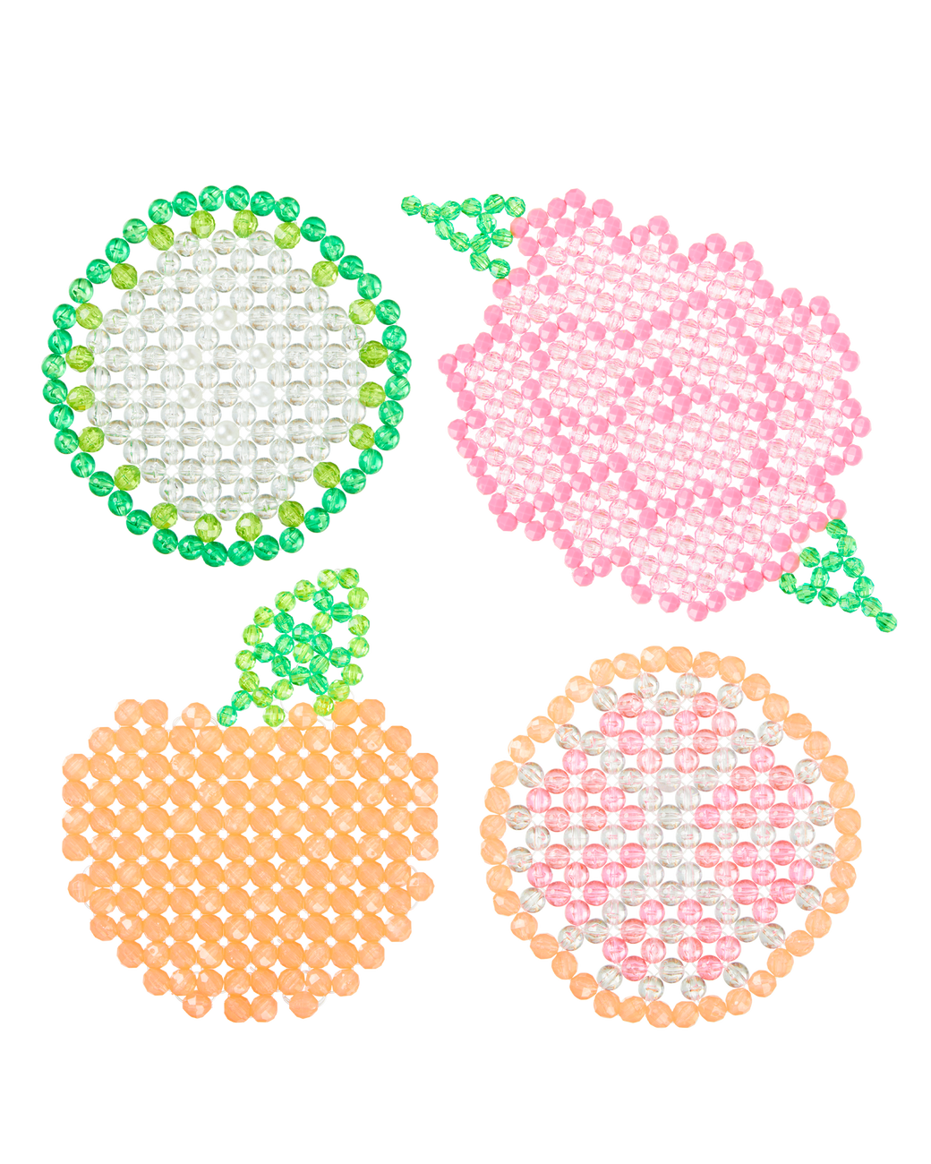 Beady Botanical Coasters