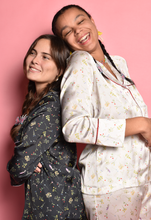 Load image into Gallery viewer, Vari Black Bloom Pajama Set