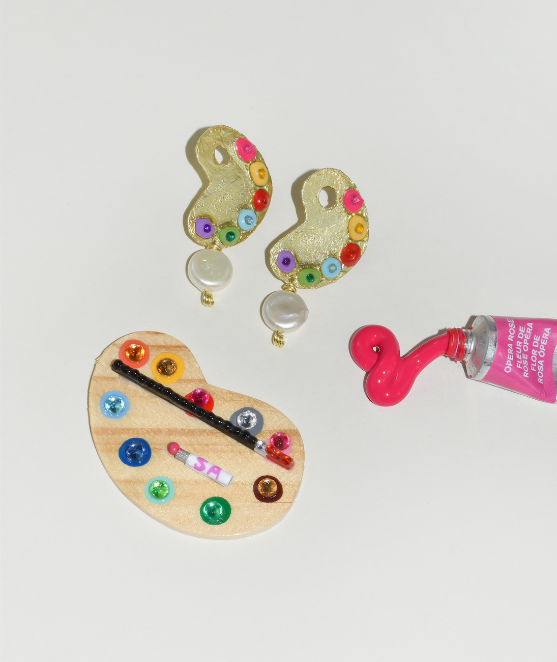 Paint Palette Earrings