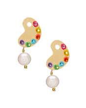Load image into Gallery viewer, Paint Palette Earrings