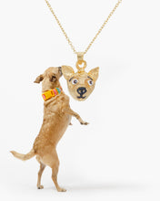 Load image into Gallery viewer, *CUSTOM* Pet Portrait Necklace in Gold