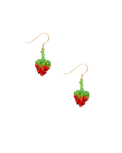 Beaded fruit earrings online