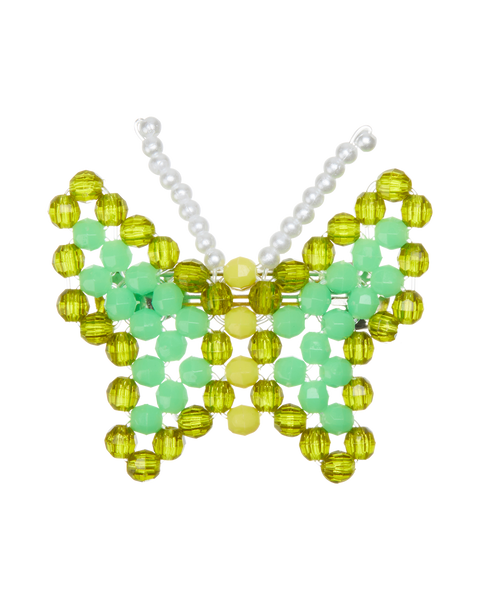 16x13mm Lt. Green Acrylic Butterfly Bead-0710-14