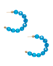 Load image into Gallery viewer, Zodiac Birthstone Hoops
