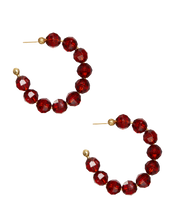 Load image into Gallery viewer, Zodiac Birthstone Hoops