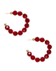Zodiac Birthstone Hoops