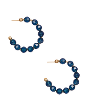Load image into Gallery viewer, Zodiac Birthstone Hoops