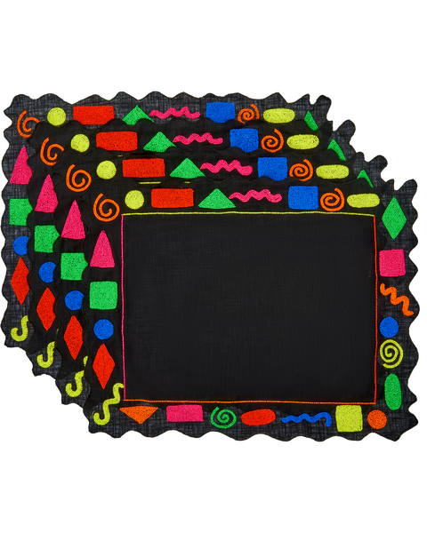 Memphis Beaded Placemat Set