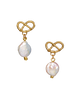 Pretzel Pearly Earrings