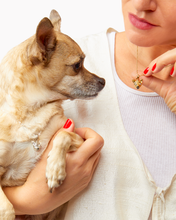 Load image into Gallery viewer, *CUSTOM* Pet Portrait Necklace in Gold