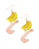 Shrimp Cocktail Earrings