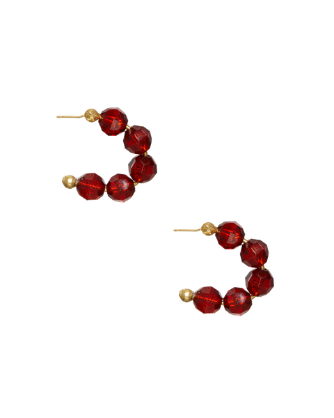 Zodiac Birthstone Hoops