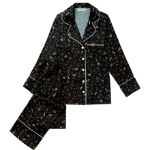 Load image into Gallery viewer, Vari Black Bloom Pajama Set