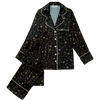 Vari Black Bloom Pajama Set