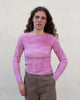 Azur Light Cochineal Sleeve Top