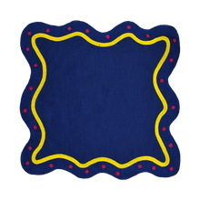 Load image into Gallery viewer, City Seed-Beaded Embroidered Napkin Set